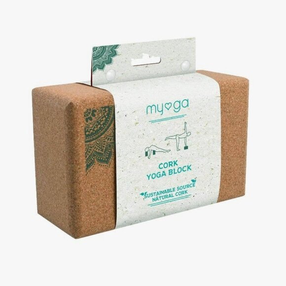 Cork Eco Yoga Brick Block - Picture 1 of 5